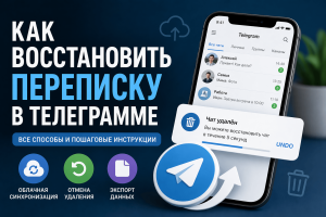 как восстановить переписку в телеграмме