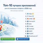 Топ-10 лучших приложений для отслеживания телефона в 2026 году (бесплатные и платные)